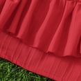 thumbnail image 7 of KPOPLK Infant Baby Girl Clothes 3 6 12 24 Months Newborn Girl Summer Outfits Sleeveless Tank Top Shirt Bloomers Shorts Set Clothes(18-24 Months,Red), 7 of 7