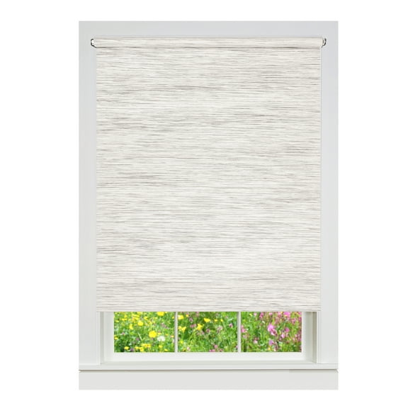 Achim Jute Indoor Cordless Jute/Polyester Light Filtering Roller Shade