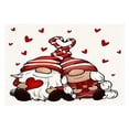 thumbnail image 1 of asddcavvf Tapis de Table et de Voiture pour la Saint-Valentin avec Imprimé en Lin Résistant à la Chaleur pour Fêtes Idéal pour Maison et Restaurant pour Amoureux, 1 of 4