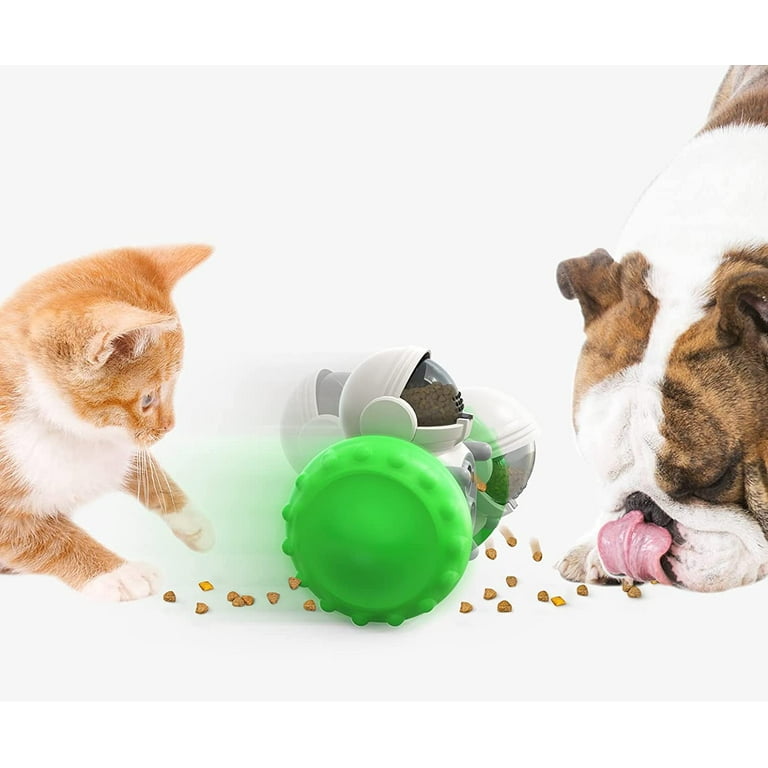 Hobeauty Flying Saucer Shaped Dog Toy Dog Leakage Food Ball Interactive Toy  Ball for Dogs Stimulating Treat-dispensing Dog Toy 