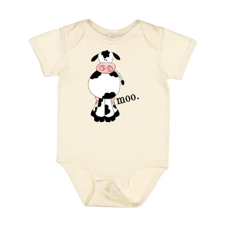 

Inktastic Cow-moo. Gift Baby Boy or Baby Girl Bodysuit