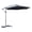 Black, variant on St. Kitts 10 Foot Cantilever Crank Umbrella, Grey