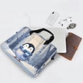 thumbnail image 5 of 16" Laptop Briefcase for Work Travel Laptop Shoulder Bag Carrying Handbag Laptop Case Cute Penguin in Winter, 5 of 8