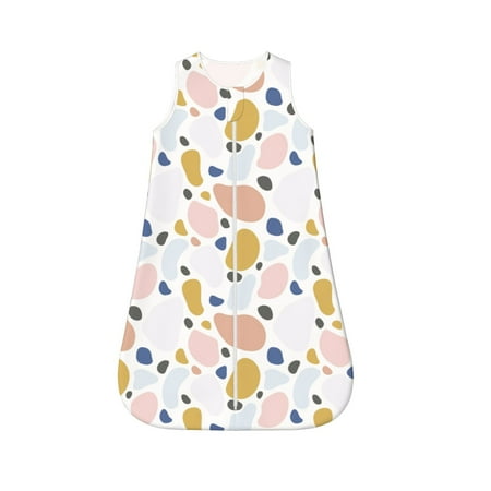 

Cauagu Geometric Spots for Infant Wearable Blanket Unisex Girl Boy Swaddle Transition Sack - Newborn Essentials Sleep Clothes-Small