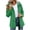 Green, variant on hoksml Women's Waterproof Hooded Rain Jacket Lightweight Windproof Drawstring Coat Outdoor Travel Daily
