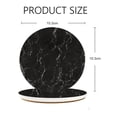 thumbnail image 2 of Posavasos de cerámica con base de corcho, posavasos para bebidas absorbentes, paquete de 2 portavasos, accesorios para automóviles para mujeres y hombres, 10,3 cm, 2 of 5