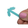 thumbnail image 3 of Clever Contraption Set of 5 Pixel Tool Charms – Pickaxe, Axe, Sword, Shovel, Hoe – Custom Material Choice, 3 of 7