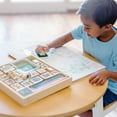 thumbnail image 3 of Melissa & Doug Stamp-a-Scene Stamp Set: Rain Forest - 20 Wooden Stamps, 5 Colored Pencils, and 2-Color Stamp Pad, 3 of 10