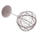 thumbnail image 4 of Maceta rústica de metal con forma de corona de alambre, maceta colgante para suculentas, soporte para plantas de jardín Forma de bola con soporte, 4 of 9