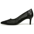 thumbnail image 3 of Naturalizer Women's Everly 4 Pump Black Faux Leather & Mesh 10M, 3 of 5