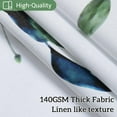 thumbnail image 4 of Green Leaves Shower Curtain 72x72 inches for Bathroom Watercolor Fren Eucalyptus Shower Curtain Set Vine Botanical Shower Curtain Garden Jade Green Natural Bath Curtain Spring Bathroom Decor, 4 of 6