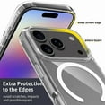 thumbnail image 4 of [PST] iPhone 17 Pro Case, Hybrid TPU Back Cover with Magnetic Wireless Charging (MagSafe Compatible), 4 of 5