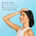 thumbnail image 3 of Gimme Beauty Sweet Dreams Satin Sleep Bonnet for Medium Hair - Black, 1 Count, 3 of 9