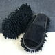 thumbnail image 2 of Pantufs de trapeador de chenil de microfibra, punta abierta desmontable, cómodo trapeador de limpieza perezoso para cocina, el hogar, el hogar, Negro Macarena Zapatillas de trapeador, 2 of 7