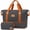 Dark Gary, variant on Travel Duffel Bag 2 Set Weekender Bags for Women Large Expandable with Make up Bag Carry On Overnight Gym Duffel Bags with Wet Pocket Hospital Bags for Labor and Delivery Black