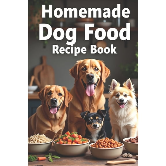 Homemade Dog Food Recipe Book: The Complete Guide to Making Homemade Dog Food: Over 150 Healthy, Delicious, and Easy Rec, (Paperback)
