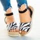 thumbnail image 5 of Sandalias de mujer Zapatillas de playa estampadas Plataforma de cuña de verano Soporte de arco Zapatos ortopédicos Wmkox8yii  nm9218, 5 of 8