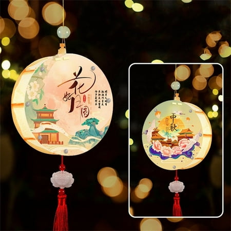 Party Supplies Cute Rabbit Lantern Kids Toy Light Lamp Bunny Shape Acrylic Lantern Rabbit Hanging Lamp Festival Lantern Mid-Autumn Lantern STYLE 8