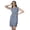 Blue, variant on Casual Women Printed Sleeveless Ethnic Style Shift Dress Summer Clothing