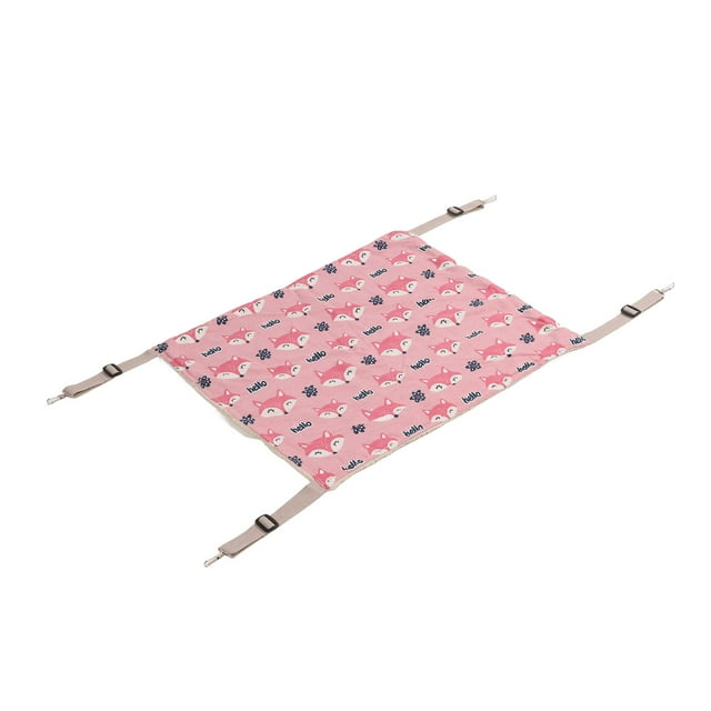 Double Layer Plush Hammock For Cats, Soft And Comfortable, Easy To Clean, Metal Hook, Easy To Install, Suitable For Rabbits, Kittens, Hamsters, Puppies, Ferrets