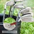 thumbnail image 5 of Uxcell Golf Club Groove Sharpener 6 Heads Club Cleaning for Golf Irons Wedges, Red, 5 of 5
