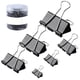 thumbnail image 3 of Abrazadera Para Carpetas De 120 Uds., Resistente Al Óxido, Abrazadera De Papel Resistente, Clip De Metal Compacto, Clip De Papel Portátil Duradero Con Caja De Almacenamiento matsuzay EL010923-00, 3 of 5