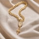 thumbnail image 1 of Rhinestone Alloy Steering Wheel Pendant Human Head Shaped Car Hanging Ornament Fashion Inlaid Diamond Chain Decor Stylish Auto Interior Acces, 1 of 8