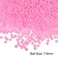 thumbnail image 2 of Espuma Cuentas Espuma Bolas 4-6mm para Bodas y Fiesta Decoraciones, Pequeño Embalaje Bolas, Artes Bricolaje Artesanías Suministros (Rosa, 1 Paquete Aprox. 2500uds), 2 of 7