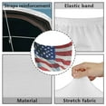 thumbnail image 6 of Uorisanigo Car Hood Cover Car Hood Protectors Waterproof Automotive Decorative Accessories for Cars, Truck, Van, SUV, 3D American Flag Print Hoods Wrap Blanket Protection, 6 of 7