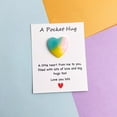thumbnail image 4 of Valentine's Day Pocket Hug Heart with Greeting Cards, Distance Relationship Gifts for Boyfriend Girlfriend, I Love You Gift for Him Her, Three Color Gradient Star Moon Design,B, 4 of 4