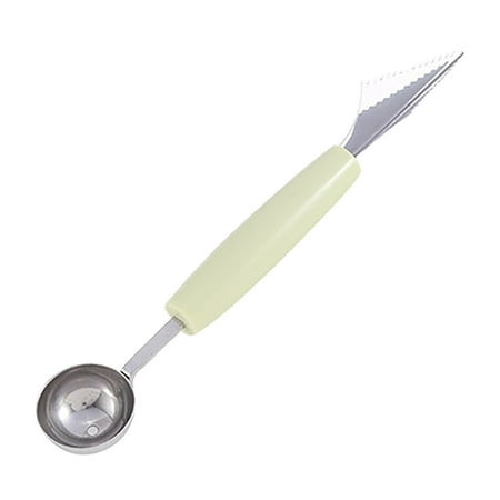 

Melon Ballers WMYBD 3PC Watermelon Fruit Ice Cream Baller Scoop 2 In 1 Stainless Steel Double Head Fruit Decoration Carving Knife