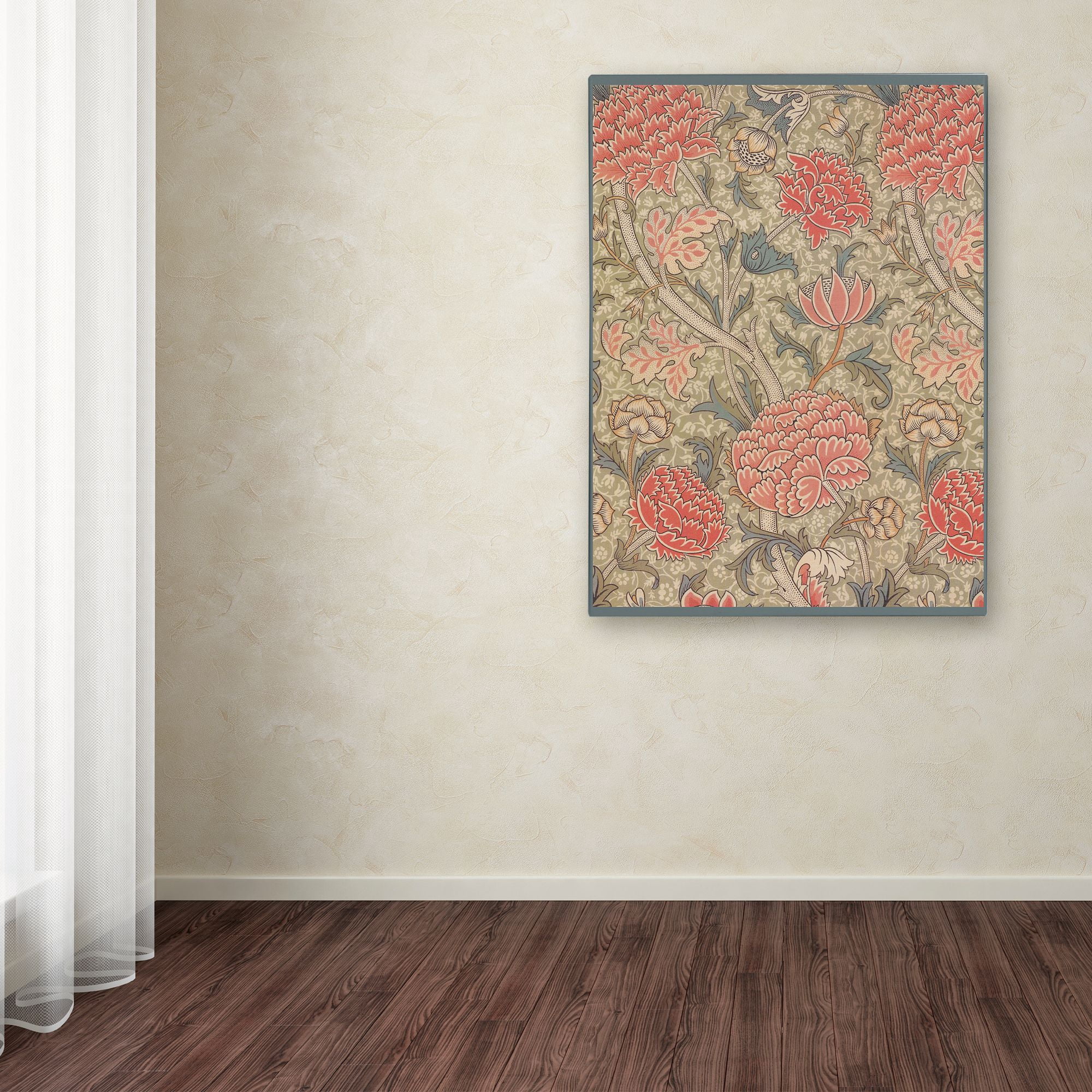 Trademark Fine Art 'Flowers 1' Canvas Art by Vintage Lavoie