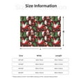 thumbnail image 5 of Disketp Merry Christmas1 Flannel Blankets - Thick and Warm Blanket for Winter, Soft Fuzzy Plush King Blanket for All Seasons-60"x50", 5 of 6