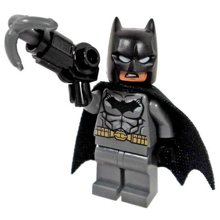 LEGO DC Batman in gray suit Minifigure [with Grappling