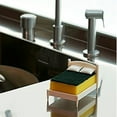 thumbnail image 4 of Bed Shaped Sponge Rack Creative Scouring Pad Holder Storage Rack For Scrubbers,sponges,soap,sink Stopper,brushes For Kitchen Or Bathroom(1 Pc, Multico, 4 of 4