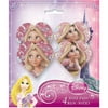 Heart Shaped Disney Tangled Notepads, 4-Count