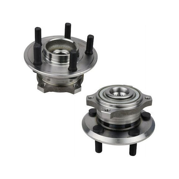 Rear Wheel Bearing Hub Assembly Set of 2 - Compatible with 2005 - 2011 Chrysler 300 RWD 2006 2007 2008 2009 2010