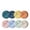 A, variant on Trovenix Tray Set Border Quantitative Three Pane Round Cosmetic Reducing Tray 8Pcs Plastic Divider Organizer