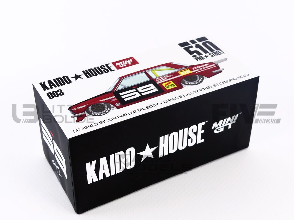Kaido House x Mini GT Datsun 510 Pro Street SK510 Red - Walmart.com