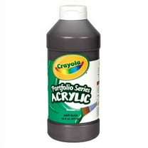 Crayola Portfolio Acrylic Paint, Ivory Black, Pint