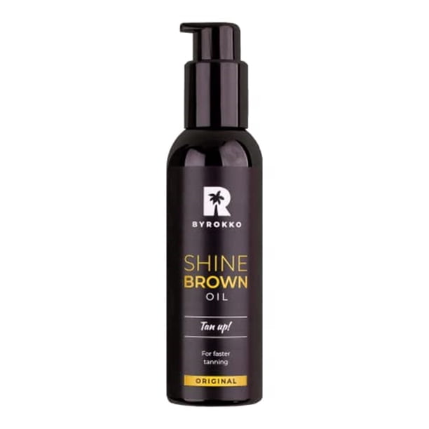 BYROKKO-Acelerador de bronceado para cama solar al aire libre, aceite de bronceado Premium, marrón brillante, 50ml Fivean unisex