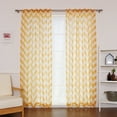 thumbnail image 1 of Quality Home Sheer Linen 2 Panel Curtain Set 84" Length, 1 of 5