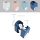 thumbnail image 5 of Bearachild Dispensador de de dientes exprimidor automático de de dientes baño montado en la pared Juegos de accesorios de baño cielo azul, 5 of 6