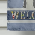 thumbnail image 4 of Caroline's Treasures BB5635CHF Miniature Schanuzer Salt and Pepper Welcome Flag Canvas House Size , Large, multicolor, 4 of 4