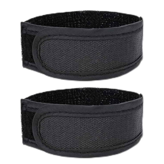 2PCS Black No Buckle Belts For Men, Stretch Belts for Men, Casual Belts Elastic Belts Single-sided Buckleless Nylon Belt with Velcro Size Large for Men for Quick Outfit