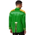 thumbnail image 2 of Mufeng Men's Halloween Vintage Outerwear Costume Steampunk Hippie Jacket Marching Band Outerwear Green XL, 2 of 7
