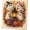 #04Z C, variant on Halloween Pearl Art DIY Kit for Adults 3D Diamond Painting Ghost Pumpkin Craft, Spooky Cute Beaded Wall Decor Seasonal Home Fall Gift, 7.8x7.8x1in