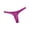 Pink, variant on Mens Thong G-String Underwear Low Rise Bulge Pouch T-Back Bikini Briefs Silky Cooling Soft Breathable Elastic Waist Underpants
