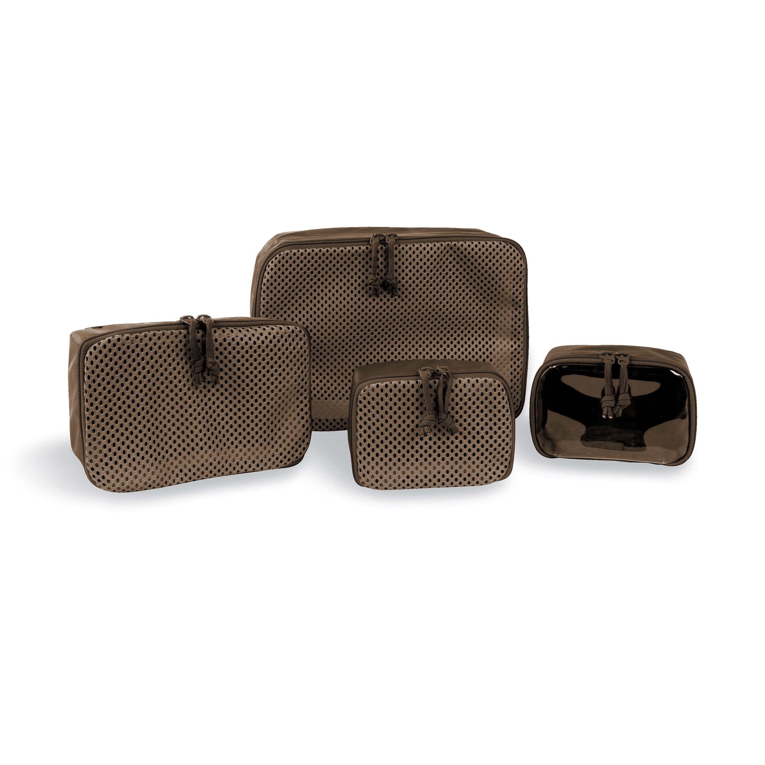 Tasmanian Tiger Modular Pouch Set, Tactical Packing Cubes, Zipper Gear Organizers, Coyote