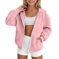 thumbnail image 3 of Teen Girls Boys Kids Hoodies Zip up Long Sleeve Hooded Sweatshirt Pullover with Pockets Trendy Clothing for Girls Boys, 3 of 6